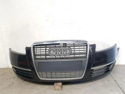 2004-2008 MK3 C6 AUDI A6 FRONT BUMPER BLACK 4 DOOR SALOON - Image 1 of 4