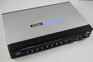 Linksys SRW208P Business Series 8-port 10/100 + 2-p Gigabit Switch w/o PwrSupply - Picture 1 of 1