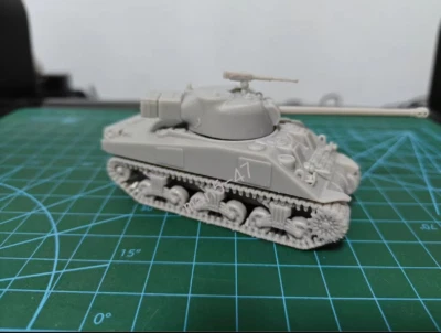 3D Printed 1/72 British Sherman Firefly Tank Model Unpainted - Image 1 of 3