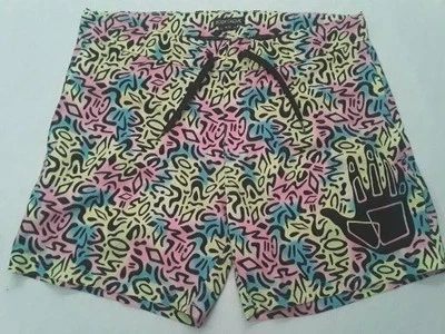 Body Glove Board Shorts Medianos Vapor Trunks Rosa Azul Negro Bolsillo Geométrico Foto 1 de 4