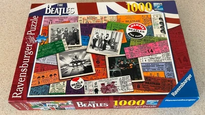 BEATLES TICKETS (2017 Ravensburger) -- Rompecabezas de 1000 piezas -- Completo Foto 1 de 3