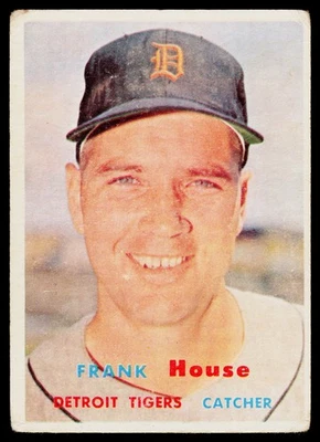 1957 Topps #223 Frank House - VG - Image 1 of 2