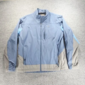 Ariat Jacket Mens Large Blue Gray Full Zip Softshell Outdoor Western Performance - Picture 1 of 8