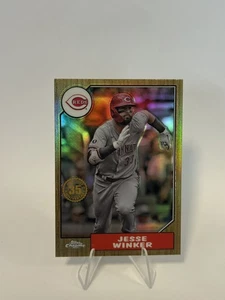 Jesse Winker—2022 Topps Chrome Refractor '87 Topps 35th Anniversary #87BC16 Reds - Picture 1 of 4