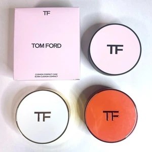 Tom Ford Cushion Compact Case Only White Pink Orange 3-Piece Set for Foundation - Picture 1 of 12