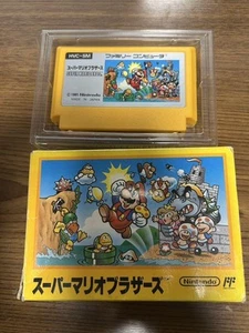 Super Mario Bros HVC-SM Nintendo Famicom Cartridge with Box Japan 1985 Tested - Picture 1 of 4
