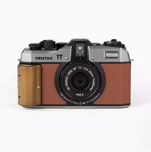 Custodia in pelle per fotocamera Protectot pellicola in pelle per fotocamera Pentax 17 - Foto 1 di 13