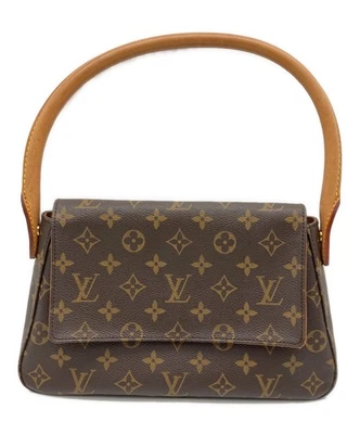 Bolsa de mão Louis Vuitton mini looping M51147 marrom - Imagem 1 de 4