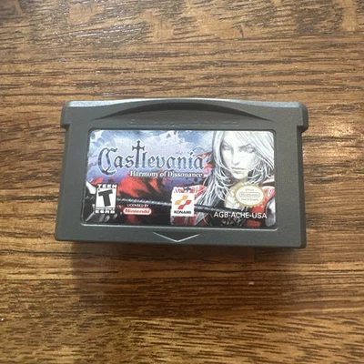 Castlevania Harmony of Dissonance Nintendo GBA  Gameboy Advance Authentic - Image 1 of 2