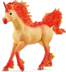 Bayala 70756 Elementa Fire unicornio semental figura de juguete Schleich 49549 - Imagen 1 de 2