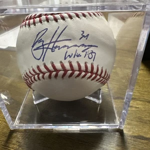 Bryce Harper Autographed Baseball OMLB JSA LOA Luke "1:37" Inscribed - Picture 1 of 2