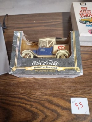 ERTL 1918 Ford Runabout IGA Delivery Truck Bank HomeTown Proud - Image 1 of 4