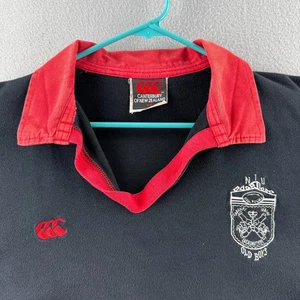 Vintage NIU Old Boys Rugby Shirt Mens 2XL Cotton Jersey Canterbury New Zealand - Picture 1 of 16