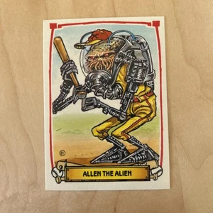 1988 Leaf Baseball's Greatest Grossouts #81 Allen The Alien - Puzzle Back - Picture 1 of 2