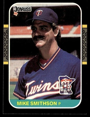 1987 Donruss Mike Smithson Minnesota Twins #245 - Image 1 of 2