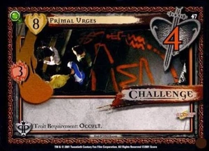 Primal Urges - Pergamon Prophecy - Unlimited - Buffy CCG - Bild 1 von 6
