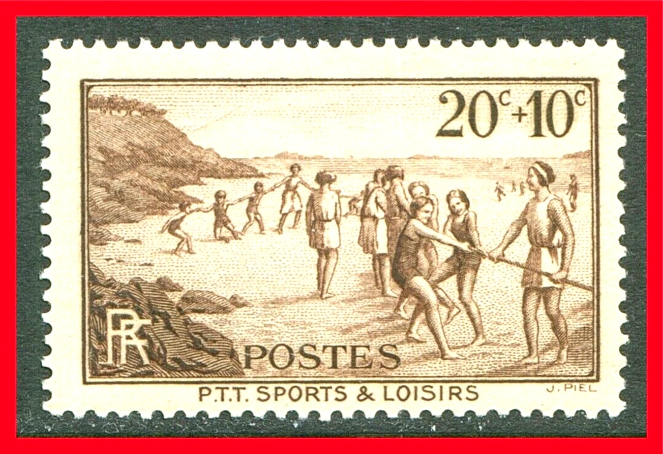 France Semi-postal Stamp Scott B60, Mint!! F1272 - Image 1 of 1