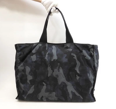 Prada Saffiano/Nylon Gray-Green Camouflage Tote Bag Men 17.7*12.7*7.8 inch - Image 1 of 4