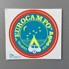 Autocollant Eurocampo Camping Agno (Ch) Vintage