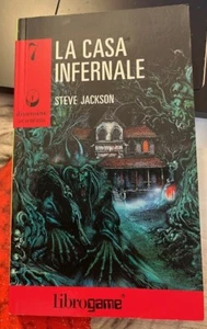Librogame LA CASA INFERNALE n.7 DIMENSIONE AVVENTURA 1°edizione luglio 1992 - Foto 1 di 1