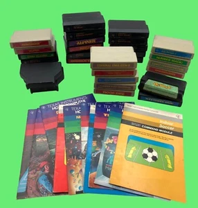 Lot Of 26 TI-99/4A Game & Educational Cartridges + 2 Atari Games - Picture 1 of 7