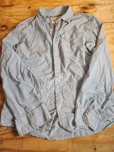 Vintage Urban Pipeline Men's Shirt Size Medium - Button Long Sleeve Blue Plaid - Picture 1 of 5