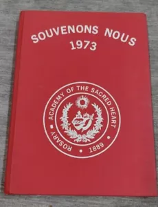 VTG 1973 ACADEMY OF THE SACRED HEART CARDINALS SCHOOL YEARBOOK NEW ORLEANS LA. - Picture 1 of 3