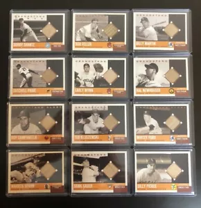 2002 Topps Heritage Grandstand Glory Stadium reliquia completa (12) set di carte Paige - Foto 1 di 6