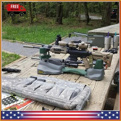 Descanso de tiro constante avistamiento de armas de fuego para rifle escopeta pistola soporte de puñalada Foto 1 de 4