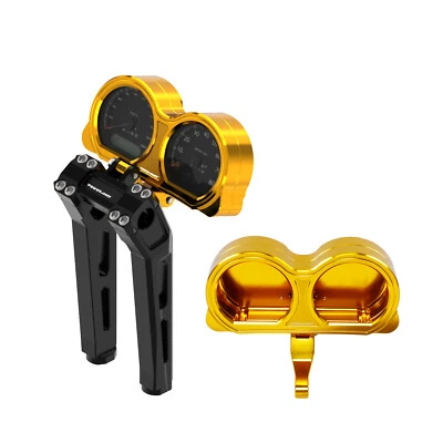 1.0" Bar 10" Tall Black Risers for Harley Road Glide FLTRXSE FLTRXS FLTRXST 15+ Foto 1 de 4