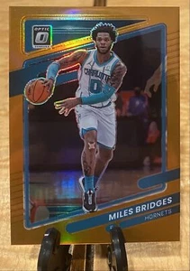 2021 Optic Orange Holo Prizm /199 #107 Miles Bridges Charlotte Hornets - Picture 1 of 2
