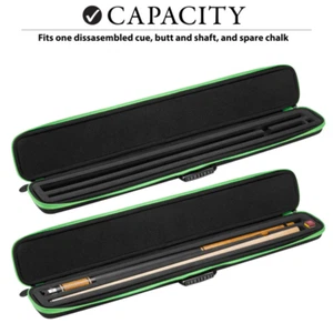 CASEMASTER GREEN PARALLAX CUE CASE BRAND NEW  PADDED SHIPS FREE BEST PRICE - Picture 1 of 11