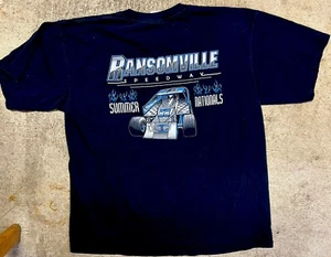 Ransomville Speedway NY Stock Car Racing T SHIRT XL Vintage - Picture 1 of 5