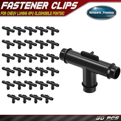 30Pcs Nylon Sunroof Cover Tee Connectors for Chevy Lumina APV Oldsmobile Pontiac - Image 1 of 4
