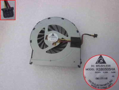 For hp DV6 DV7 dv6-3000 dv7-4000 637610-001 cooling fan KSB0505HA -9J99 5V 0.38A - Image 1 of 4
