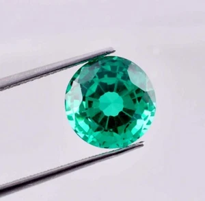 Natural Flawless Green Colombian Emerald Round Cut Loose Gemstone GIT Certified - Picture 1 of 5