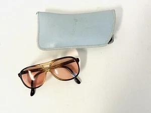 Vintage Kenmark Adviser Aviator 50/20/140 Brown Smoke Fade Prescription Lenses - Picture 1 of 16