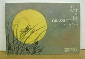 The Ant & The Grasshopper story & illustrations by Sushiela 1989 First Edition - Imagen 1 de 1