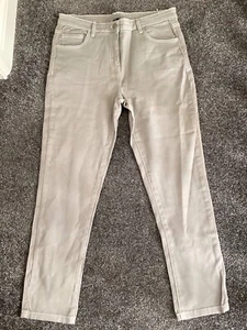 BHS Grey Straight Leg Denim Jeans Size 14 - Picture 1 of 2