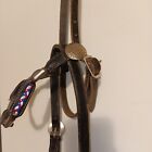Vintage Horse Bit Bridle and Reins Custom Embroidery Metal Etched 