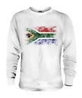 SOUTH AFRICA DISTRESSED FLAG UNISEX SWEATER SUID-AFRIKA FOOTBALL AFRICAN SHIRT