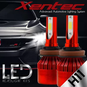 CREE LED Headlight Kit H8 H9 H11 1000W 150000LM 6000K Low Beam Fog Bulbs White - Picture 1 of 1