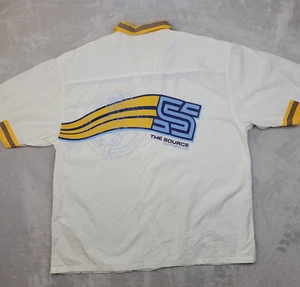 The Source Magazine Shirt Men XL Vintage Button Up Rap Hip Hop Y2K Streetwear* - Picture 1 of 11