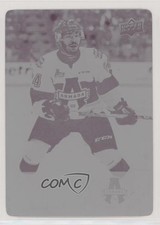 2018-19 Upper Deck CHL Printing Plate Magenta 1/1 Joel Teasdale #112 3ax