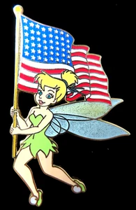 Disney Pin Disney Auctions Tinker Bell American Flag LE 1000 #30799 - Picture 1 of 4