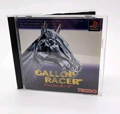 Japanese Gallop Racer PlayStation PS1 Japan Import US Seller Complete  - Image 1 of 4