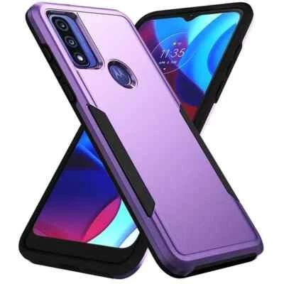 Fit Moto G Pure Case 防震混合保护壳 屏幕保护膜 — 第 1/4 张图片