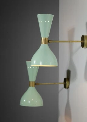 Handmade Dibolo Wall Sconces Full Spearmint colour Italian Wall Sconces Fixture - Image 1 of 4