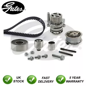 Timing Cam Belt Kit + Water Pump Gates Fits VW Audi Skoda Seat #2 - Picture 1 of 1