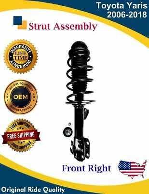 High Quality OE Front Right Strut For 2006-2018 Toyota Yaris Lifetime Warranty - Image 1 of 4